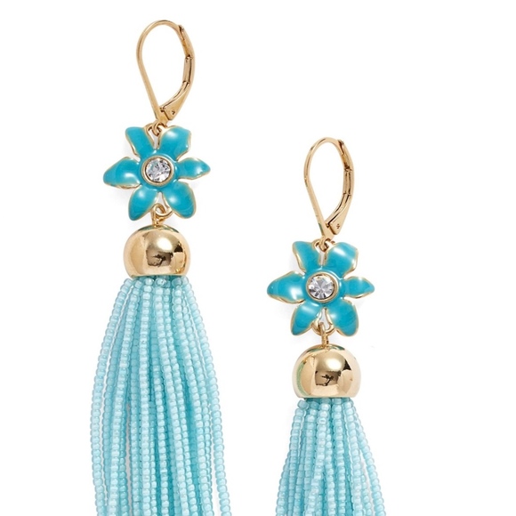kate spade Jewelry - Kate Spade ‘Lovely Lilies’ Floral Tassel Earrings